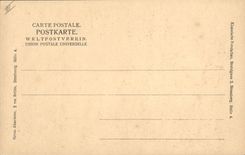 Vintage Postcard Alsatian Alsace Folklore and child