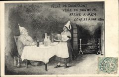 CPA Cuisine Ville de Domfront 