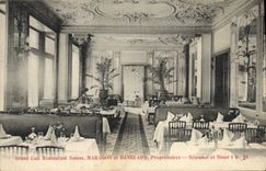 CPA Cuisine Grand Cafe Restaurant Suisse Maragon et Danglard 