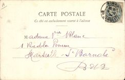 Vintage Postcard Fantasy Son-in-law and Beautiful mother