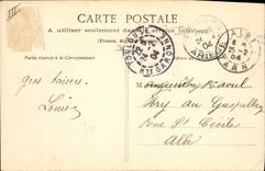 Vintage Postcard Fantasy Woman tunes of the century