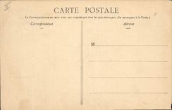 Vintage Postcard Fantasy Woman the letter of call under the flags