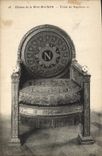 Postal Castillo del Malmaison 1.o Trono de Napoleón