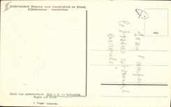 Postal Rijksmuseum Amsterdam Stoel