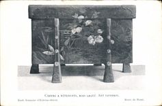 CPA Coffre a vetements bois laque Art Japonais Japon Nippon 