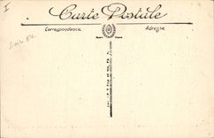 Vintage Postcard Interior Guerande of the church the tomb of Tristan de Carne and the crypt