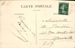 Vintage Postcard Rheims Cemetery of the Northern Tomb of the Miroy abbot