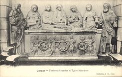 CPA Joigny Tombeau de marbre de l'eglise Saint Jean 