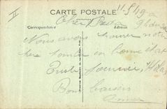 Vintage Postcard Militaria Ham Repair of a bridge by the Genius