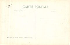 Vintage Postcard Militaria Verberie Bridge destroyed by the French Genius