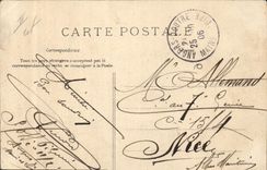 CPA Militaria 6eme Regiment du Genie Passage de voitures sur portiere