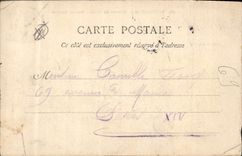 Vintage Postcard Militaria Versailles Quarters Genius Small stables