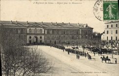 CPA Militaria 2eme Regiment du Genie Depart pour les manoeuvres 