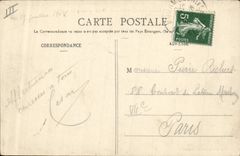 Vintage Postcard Militaria Camping of the military Special School of St Cyr to the Camp of Trawl-nets