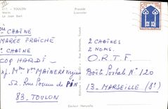 CPM Bateau Toulon Le Jean Bart 