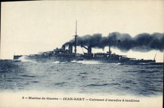 CPA Bateau Jean Bart Cuirasse d'escadre a turbines 