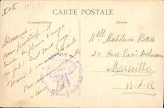 CPA Bateau Justice Cuirasse d'escadre 