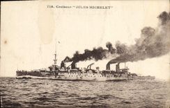 CPA Bateau Croiseur Jules Michelet 