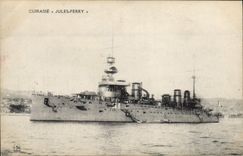 CPA Bateau Cuirasse Jules Ferry 