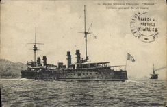 CPA Bateau Klebert Croiser cuirasse de 1er classe 