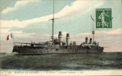 Vintage Postcard Bateau Kleber Croiseur Armours