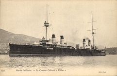 CPA Bateau Le Kleber Croiseur Cuirasse 