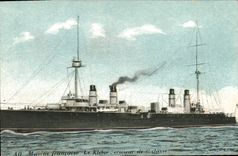 Vintage Postcard Boat the kleber Cruiser of 1st class