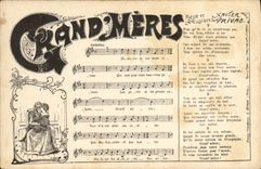 Vintage Postcard Large mothers Xavier Deprived