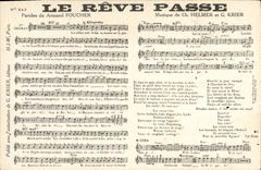 CPA Le reve passe Armand Foucher Helmer Krier 