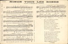 CPA Ninon voici les Roses Darien 