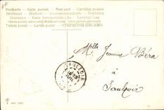 Vintage Postcard Fantasy Hirndelle Flowers