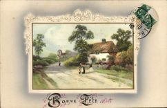 Vintage Postcard Good Fantaisie celebrates