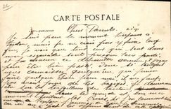 Vintage Postcard Cuisine Navy Distribution of soup has edge