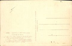 CPA Electricite Vallee de la Truyere Le barrage de Sarrans
