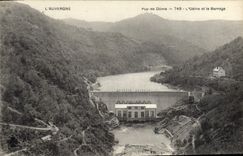 CPA Electricite Puy de Dome l'usine et le barrage