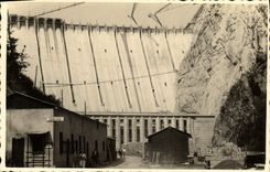 CARTE PHOTO Electricite Barrage Bureaux 
