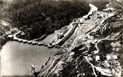 Modern Postcard Electricity Dam Genissiat