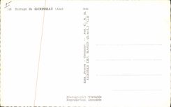 Modern Postcard Electricity Dam Genissiat