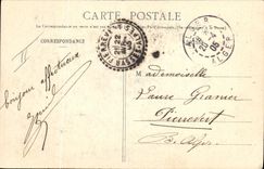 Vintage Postcard Fantasy Woman Memory of the Crimea Militaria