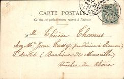 Vintage Postcard Fantasy Woman the russet-red Moon