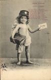 Small Vintage Postcards Fantasy Child Angel loves the factor of the loves