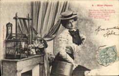 Vintage Postcard Fantasy Woman Mimi Finch