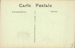 Postal Vagada de las Artes Decorativas Silla trenzada en madera natural Tiempo de la Regencia