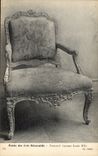 CPA Musee des Arts Decoratifs Fauteuil Louis XV 