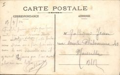 Vintage Postcard Fantasy Verdun Flowers the park of the company of horticulture