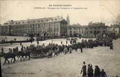 Vintage Postcard Luneville Funeral of the victims of the Militaria September 1st, 1915