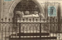 CPA Tours Cathedrale Tombeau des enfants de Charles VIII 