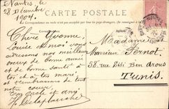 Postal Piriac la tumba de Almanzor SIRE de Lauvergnac