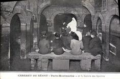 CPA Paris Cabaret du Neant Montmartre Galerie des spectres 