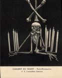 CPA Paris Cabaret du Neant Montmartre Lampadaire funeraire 